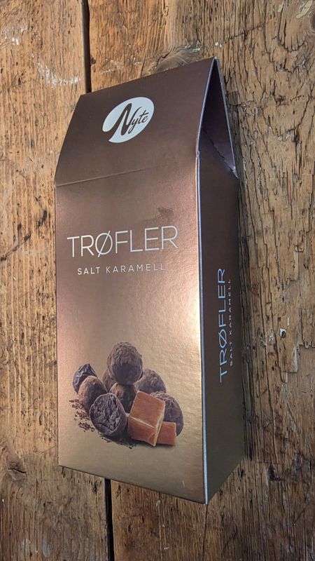 Trøffelsjokolade med salt karamell 